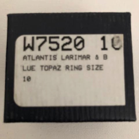 Stauer Atlantis Larimar & Blue Topaz Ring - Picture 5 of 5